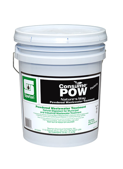 Spartan Consume® Pow-Packets, Powdered Wastewater Treatment W/50 Packets
