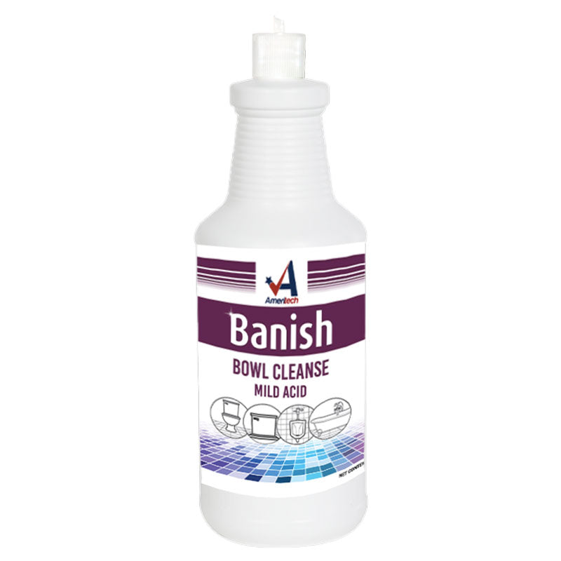 Ameritech Banish Mild Acid Bowl Cleanse, QUART 12