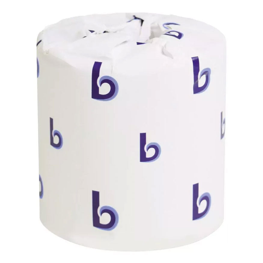 Boardwalk Standard 2-Ply Toilet Paper Rolls, 96 Rolls - 500 Sheet