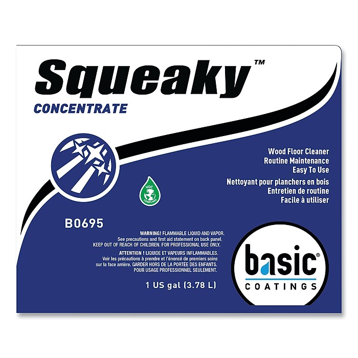 Betco Basic® Coatings Squeaky™ Concentrate Floor Cleaner - 4 Gal/Case