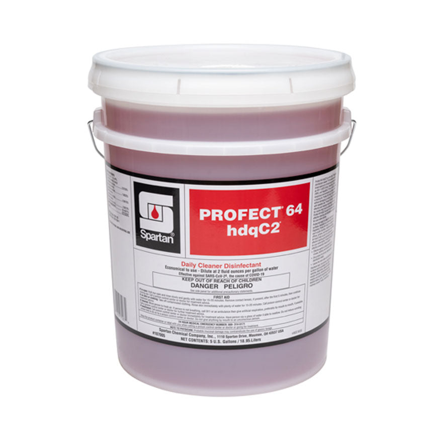 Spartan Profect® 64 HDQC2® Disinfectant Cleaner, Pail