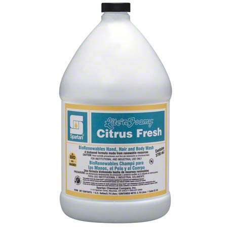 Spartan Lite'N Foamy Citrus Fresh Bulk Foaming Hand, 4 Gal/Case