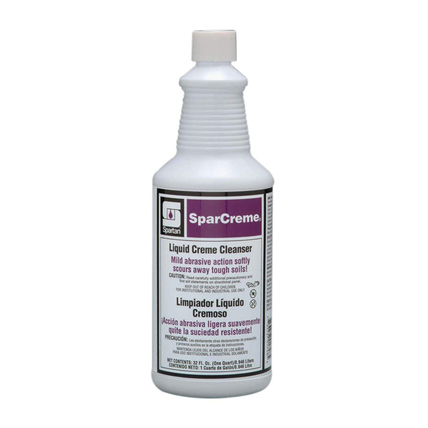 Spartan SparCreme Restroom Cleaner, QUART 12