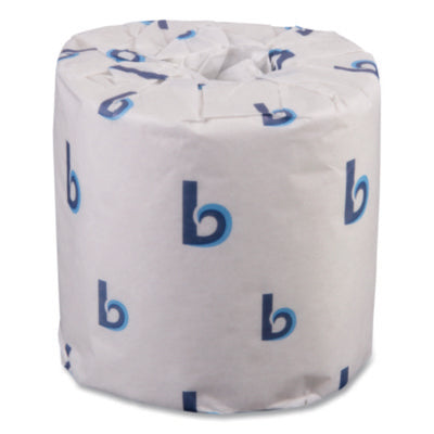 Boardwalk® 2-Ply Toilet Tissue, Septic Safe, White, 400 Sheets/Roll