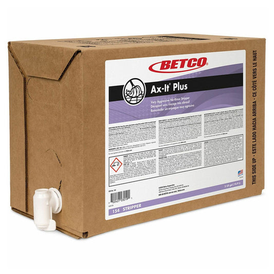 Betco Ax-It Plus Floor Stripper, Pleasant Scent, 5 Gallon Box