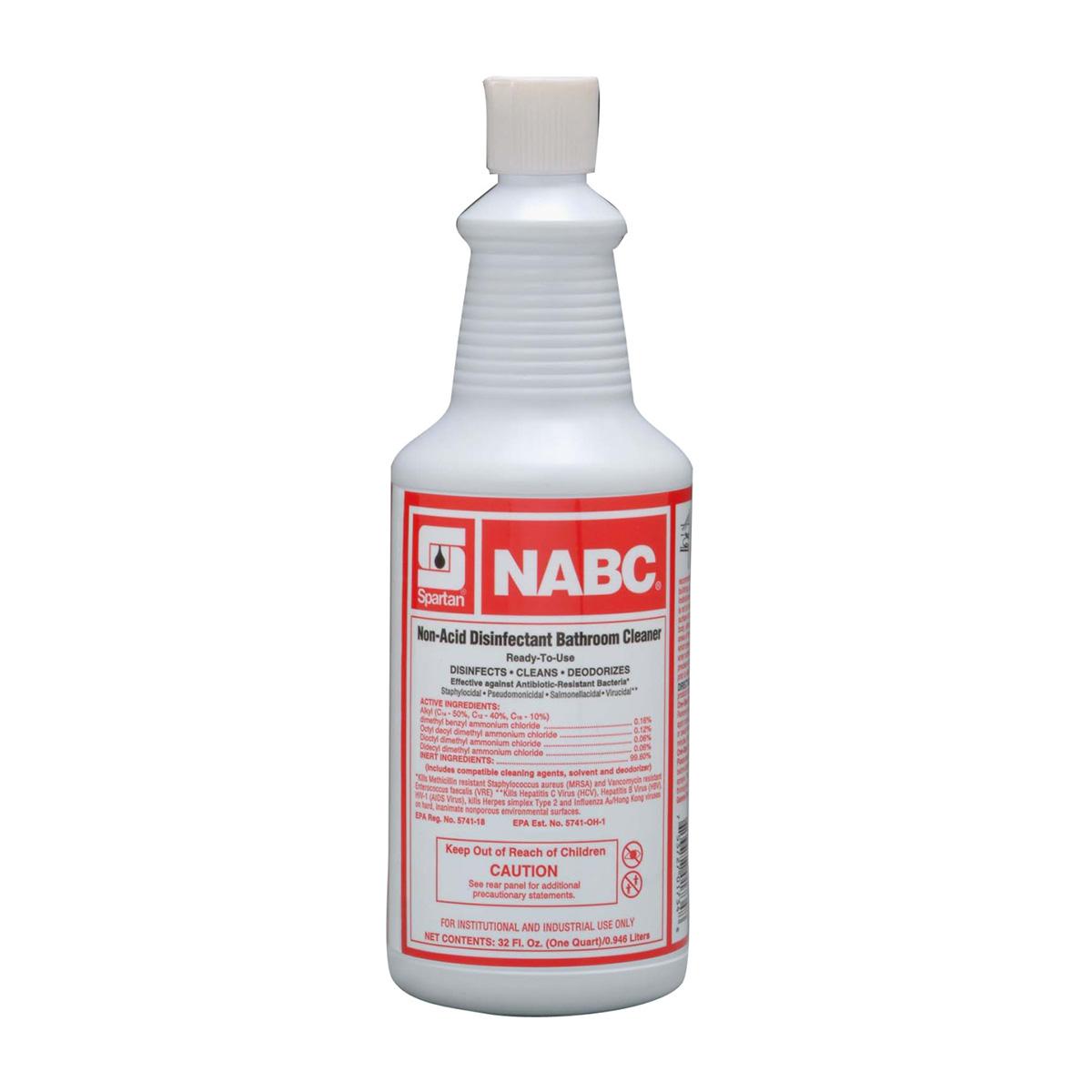 Spartan NABC Non-Acid Disinfectant Bathroom Cleaner