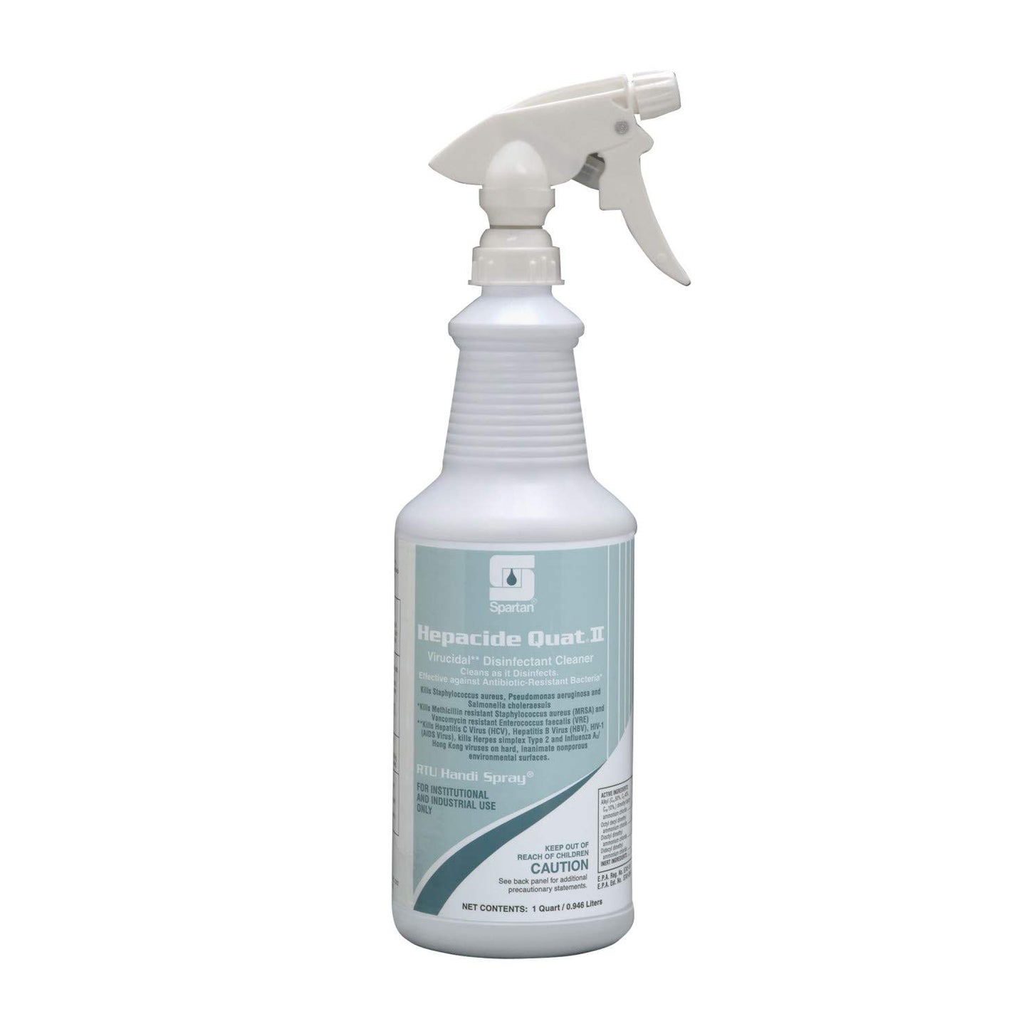 Spartan Hepacide II, Quat-Based All Purpose Virucidal Disinfectant