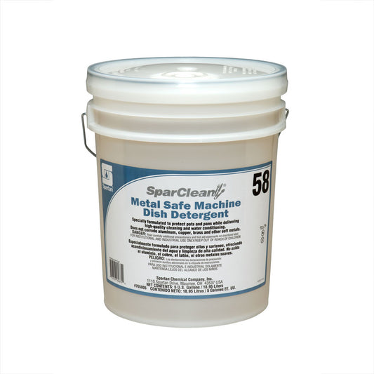 Spartan SparClean #58 Metal Safe Dish Detergent, 5 Gallon Pail