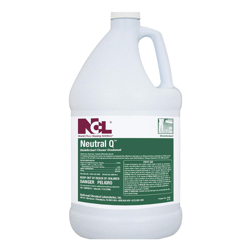 NEUTRAL-Q Disinfectant Cleaner, 4 Gal/Case