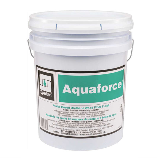 Spartan Aquaforce Wood Floor Finish - 5 Gal. Pail