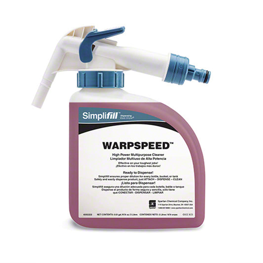 Spartan Simplifill Warpspeed High Power Multi-Purpose Cleaner - Case Of 2